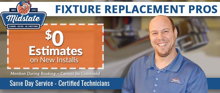 oakdale fixture replacement Midstate Plumbing, Heating & Air Conditioning